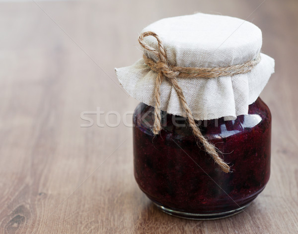Nero jam vecchio legno natura frutta Foto d'archivio © Es75
