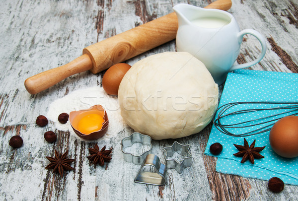 Baking ingredients Stock photo © Es75