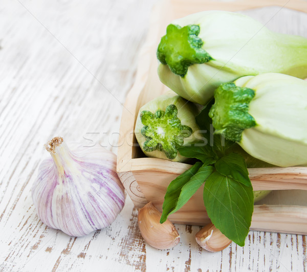 Green zucchini Stock photo © Es75