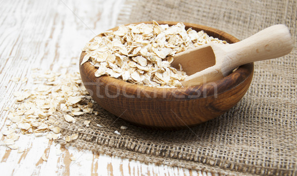 ボウル 古い 木製 食品 自然 健康 ストックフォト © Es75