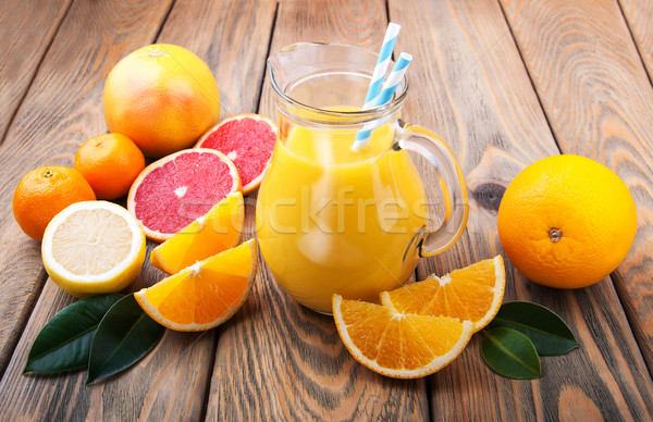 Fresh citrus juice Stock photo © Es75