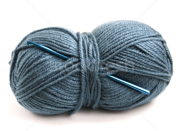 Crochet hook and knitting yarn Stock photo © Es75