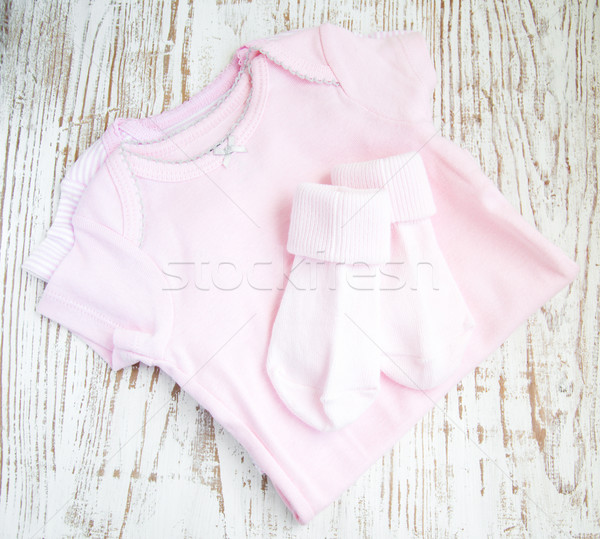 newborn baby clothes Stock photo © Es75