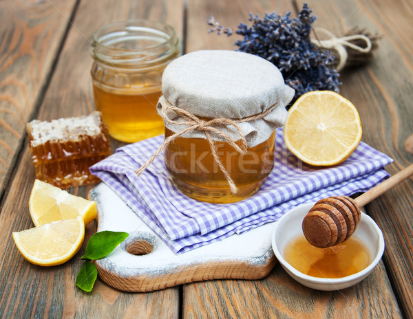 honey, lavender  and lemon Stock photo © Es75