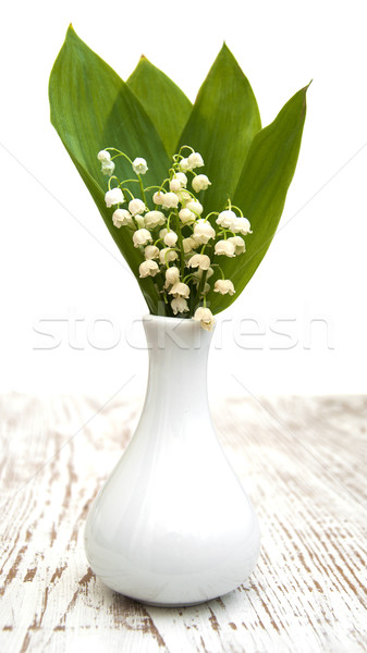 Stock photo: Bouquet lilies of the valley