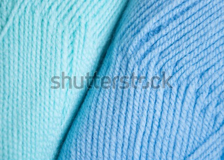 Wollen garen Blauw abstract patroon achtergronden Stockfoto © Es75