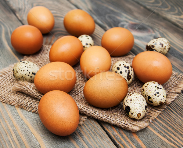 different types of eggs Stock photo © Es75