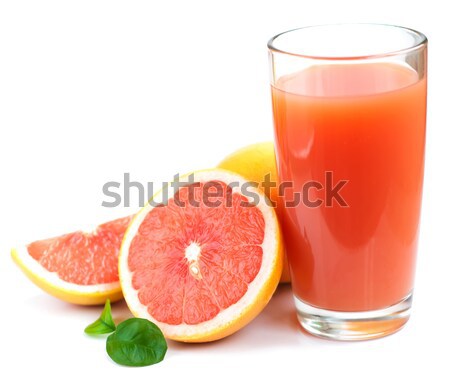 Grapefruit suc alimente lemn frunze Imagine de stoc © Es75