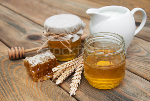 honey and milk Stock photo © Es75