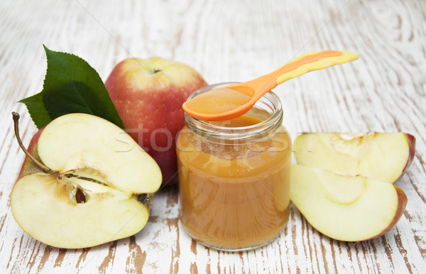 Pommes jar bébé nutrition alimentaire nature [[stock_photo]] © Es75