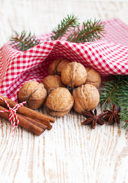 Natale decorazione albero alimentare verde cottura Foto d'archivio © Es75