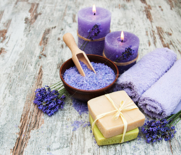 Stock photo: lavender spa