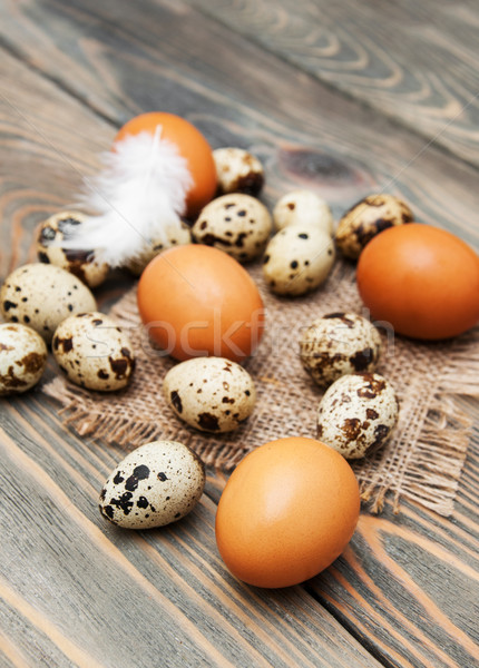 different types of eggs Stock photo © Es75