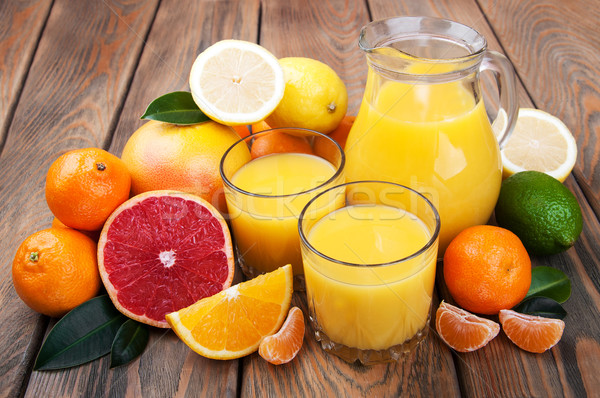 Fresh citrus juice Stock photo © Es75