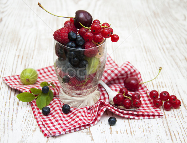 Stock photo: Assorted fresh berries