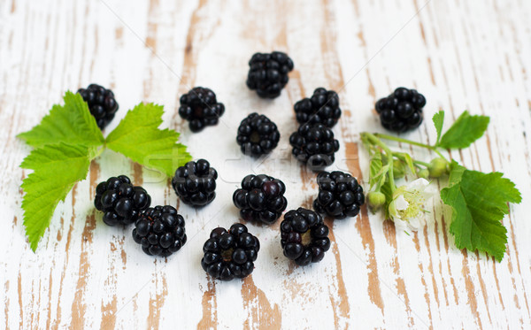 зрелый свежие органический BlackBerry Сток-фото © Es75
