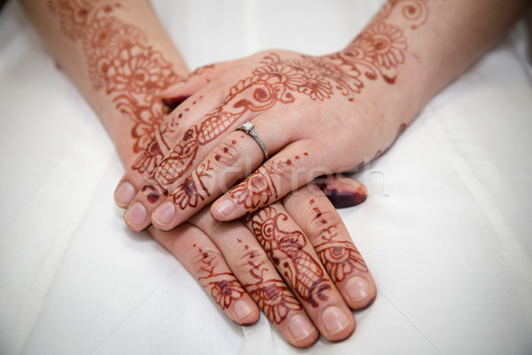 brides hands Stock photo © esatphotography