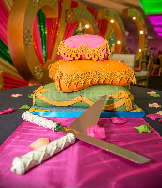 Stockfoto: Cake · henna · voedsel · bruiloft · partij · witte