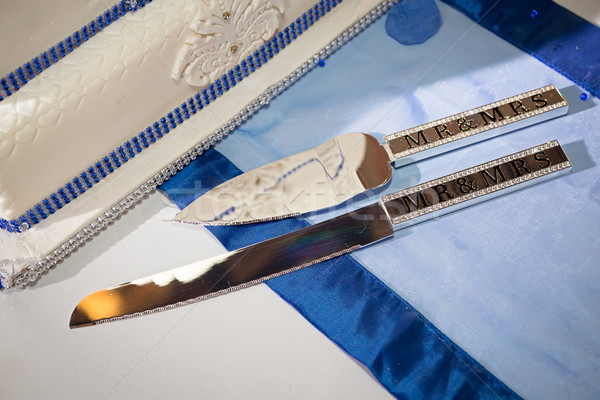 Cake knives Stock photo © esatphotography