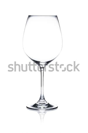 Verre vin blanc blanche vide isolé [[stock_photo]] © Escander81