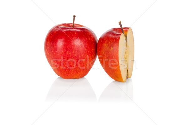 Fraîches pomme rouge isolé blanche pomme [[stock_photo]] © Escander81