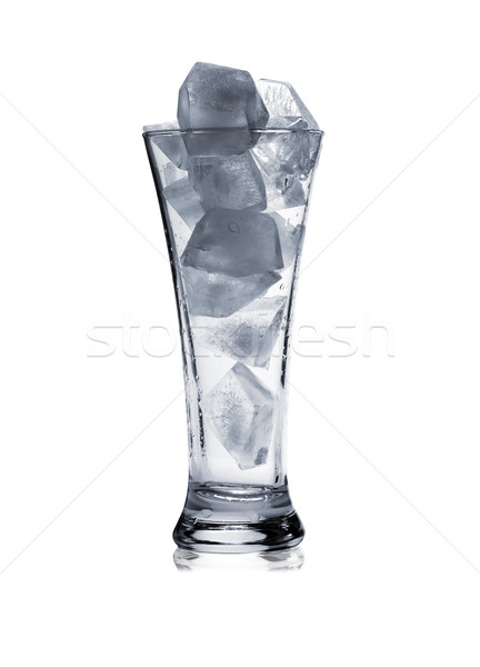 Silhouette verre glace blanche isolé lumière [[stock_photo]] © Escander81