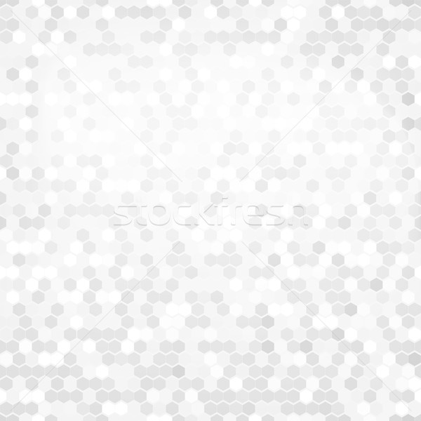 Photo stock: Blanche · hexagone · résumé · géométrique · texture