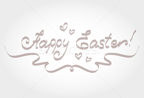 Frohe Ostern Frühling Herz Licht Hintergrund Kunst Stock foto © ESSL