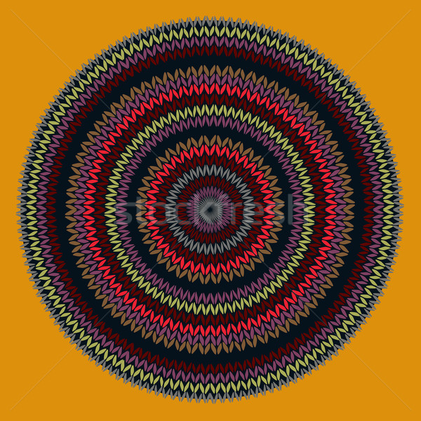 Stil cerc simplu culoare vector lucru de mana Imagine de stoc © ESSL