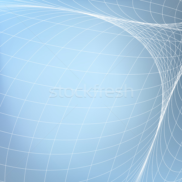 Abstract geometric background. White blue space. Stock photo © ESSL
