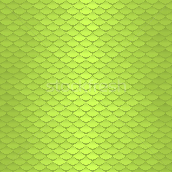 Seamless scale pattern. Green squama texture Stock photo © ESSL