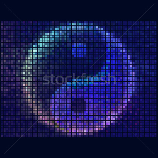 Ying yang symbol of harmony and balance. Abstract Colorful Round Stock photo © ESSL