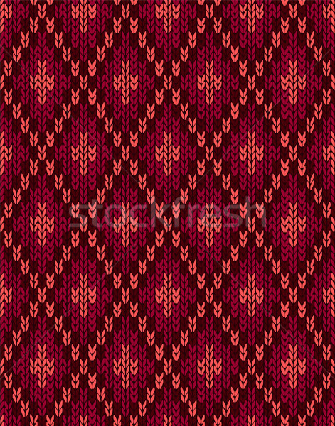 Seamless Knitwear Textile Pattern Stock photo © ESSL