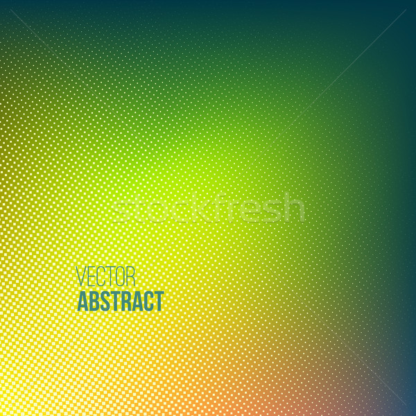 Halftone background. Green abstract spotted pattern. Stock photo © ESSL