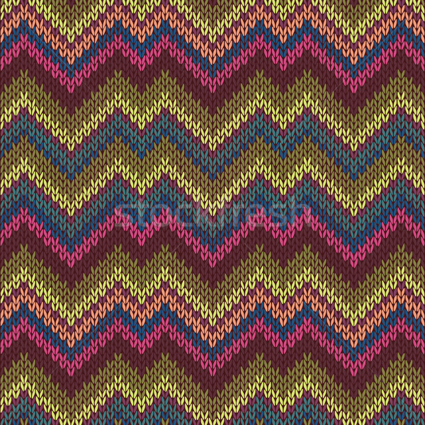 Seamless Knitwear Pattern Stock photo © ESSL