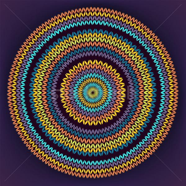 Estilo círculo simples cor bordado Foto stock © ESSL