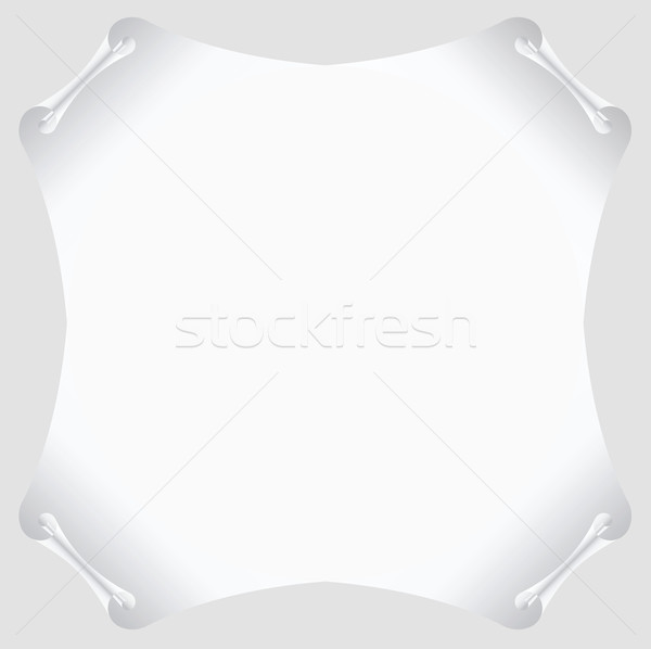 white scroll paper vector blank Stock photo © ESSL