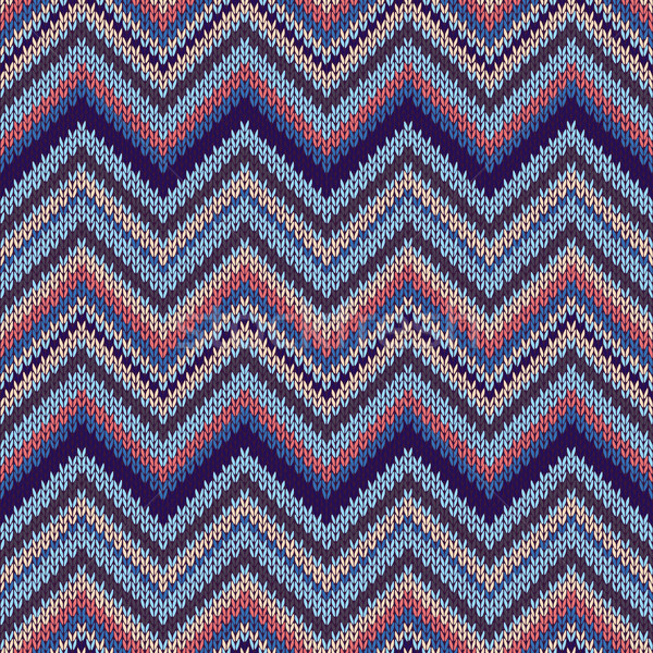 Fashion Fabric Color Swatch. Style Seamless Textile Knitted Patt Stock photo © ESSL