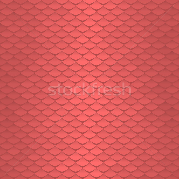 Seamless scale pattern. Abstract roof tiles Stock photo © ESSL