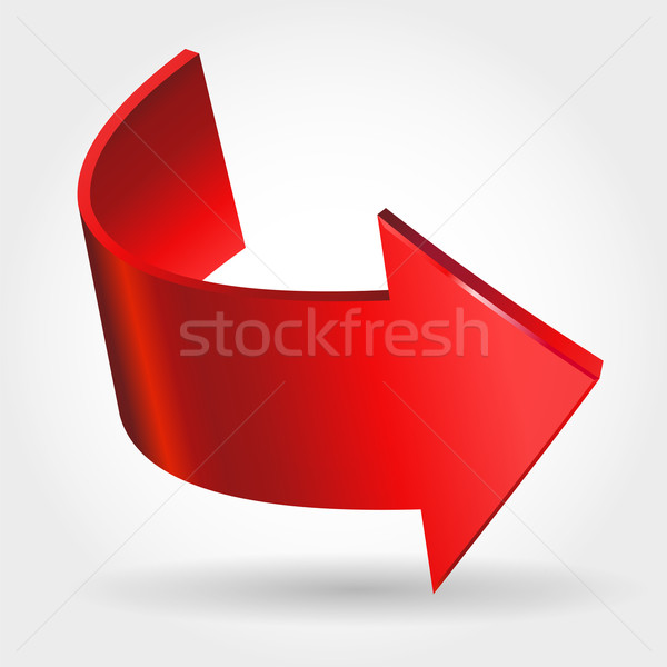 Vermelho seta assinar espaço teia site Foto stock © ESSL