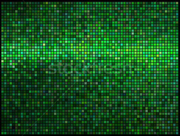 Abstract luci verde discoteca piazza pixel Foto d'archivio © ESSL