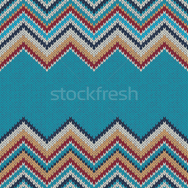 Seamless Knitted Pattern Stock photo © ESSL