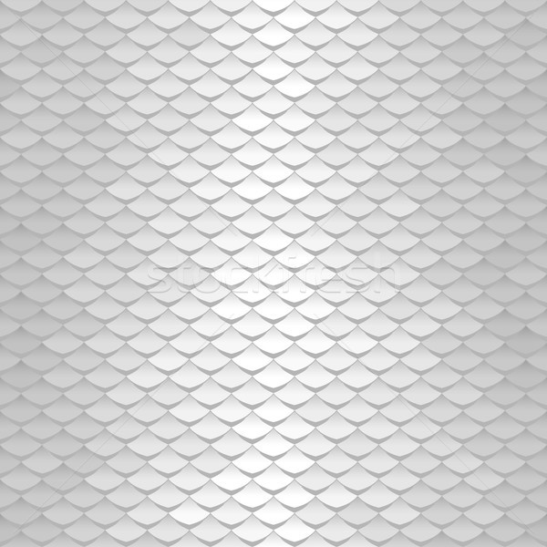 White texture. Abstract scale pattern. Roof tiles background. Stock photo © ESSL