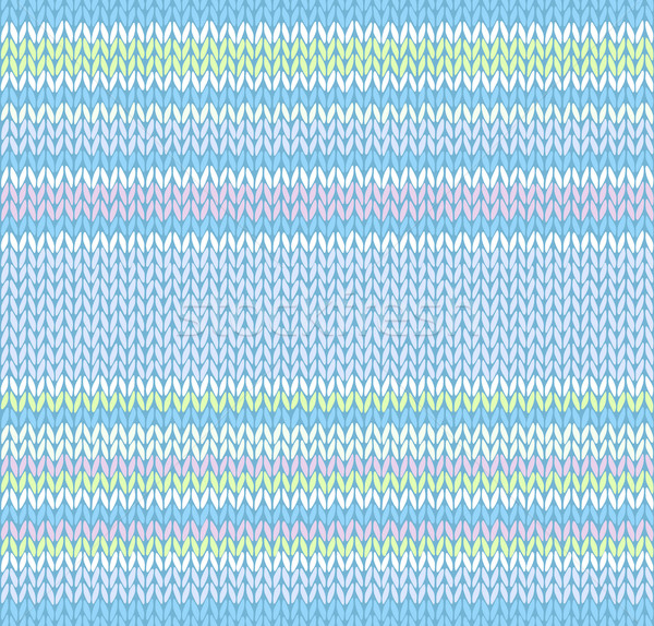 Seamless Pattern. Knit Texture. Fabric Color Tracery Background Stock photo © ESSL