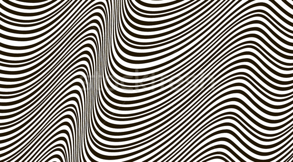 Abstract wavy background. Black and white pattern. Stock photo © ESSL