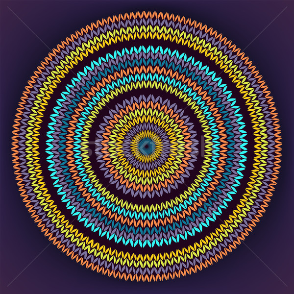 Estilo círculo simples cor bordado Foto stock © ESSL