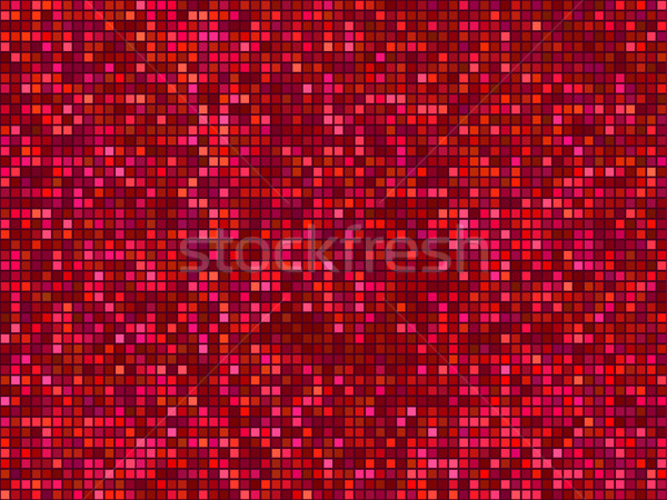 Senza soluzione di continuità abstract pixel mosaico pattern luce rossa Foto d'archivio © ESSL
