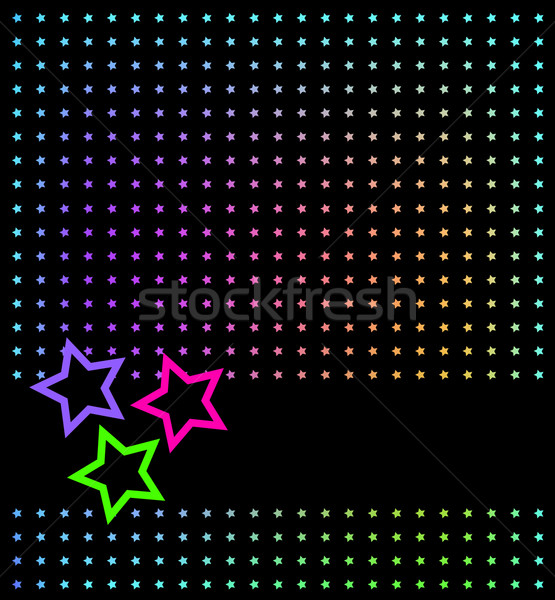 Abstract background with stars Stock photo © ESSL