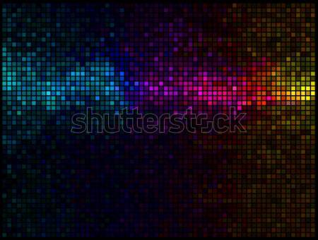Zdjęcia stock: Streszczenie · światła · disco · placu · mozaiki