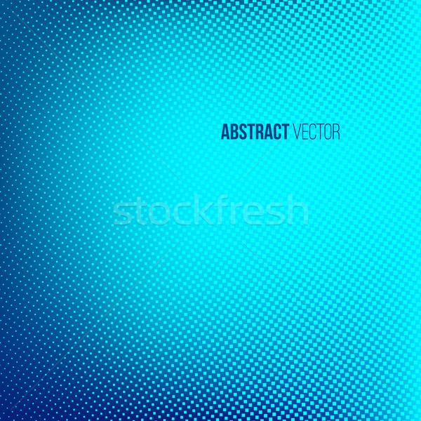 Halftone background. Blue and turquoise abstract spotted pattern Stock photo © ESSL